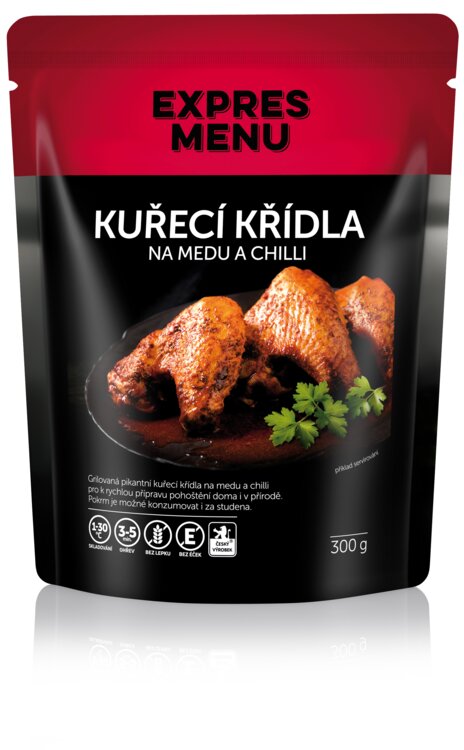 Kuracie krídla na mede a chilli 3 porcie (300 g)