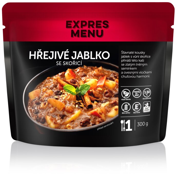 Hrejivé jablko so škoricou 1 porcia (300 g)