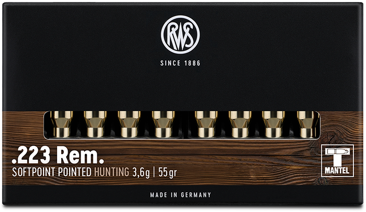 Náboj RWS 223 Rem. TMS/3,6g