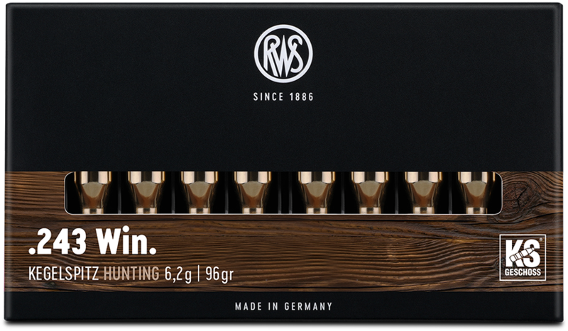 Náboj RWS 243 Win. KS/6,2g