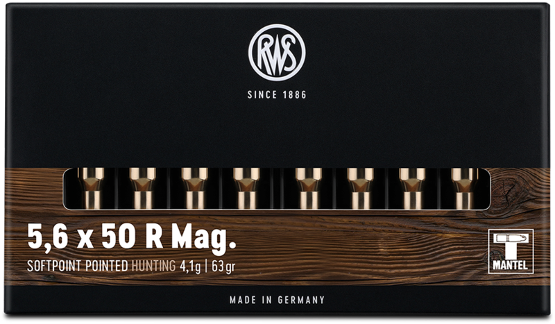 Náboj RWS 5,6x52 R Mag. TMS/4,6g