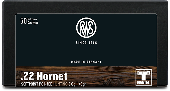 Náboj RWS 22 Hornet TMS/3,0g