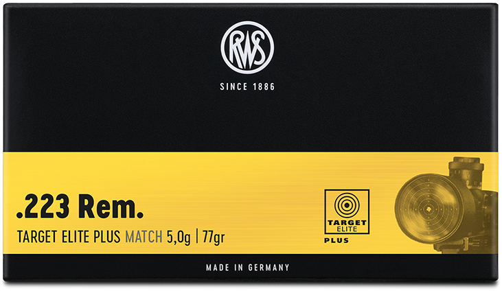 Náboj RWS 223 Rem. Target Elite Plus/5,0g
