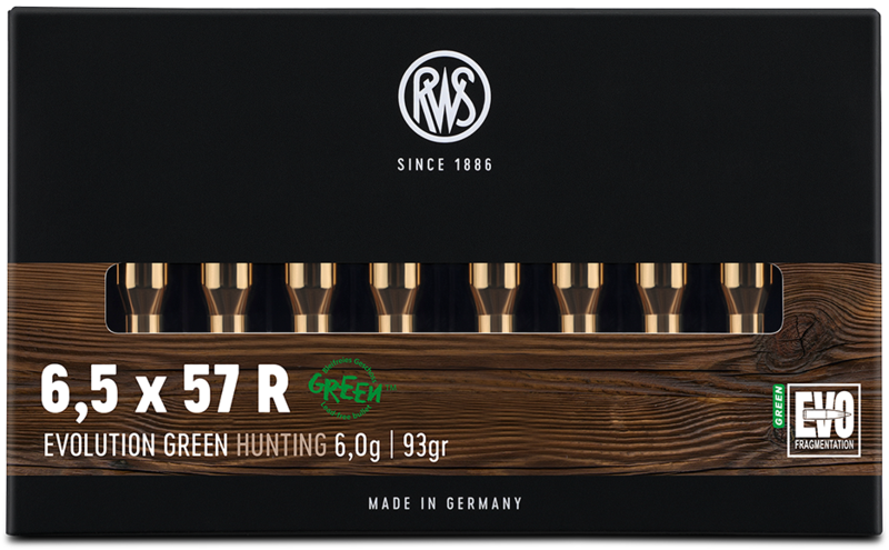 Náboj RWS 6,5x57 R EVO Green/6,0g