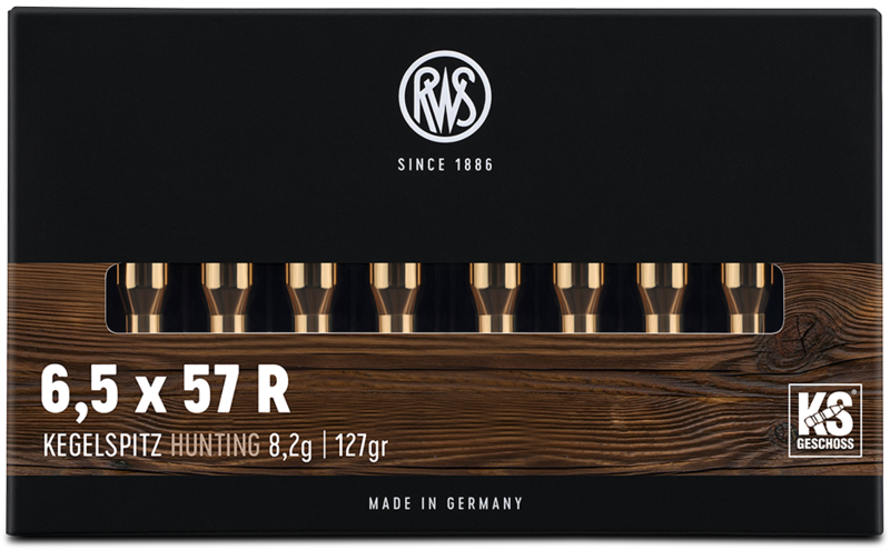 Náboj RWS 6,5x57 R KS/8,2g