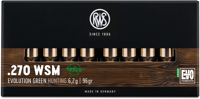 Náboj RWS 270 WSM EVO Green/6,2g