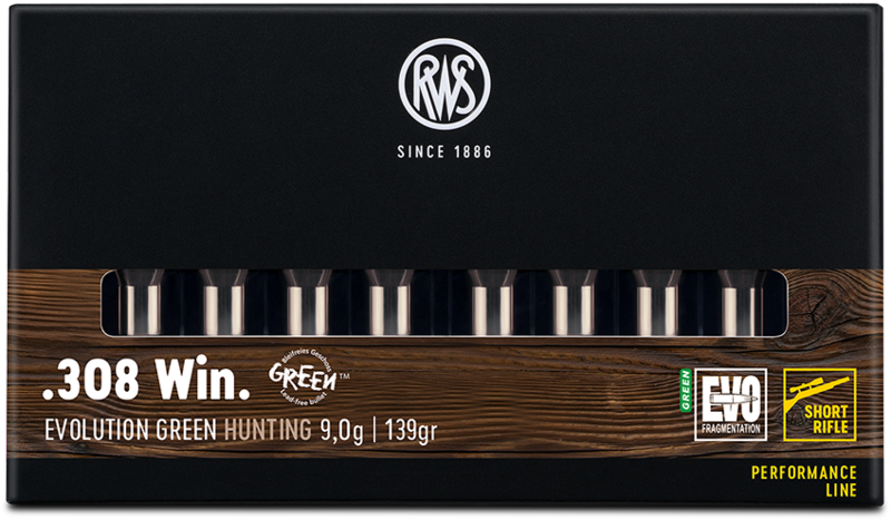 Náboj RWS 308 Win. EVO Green Short/9,0g
