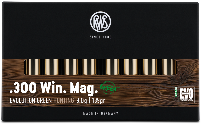 Náboj RWS 300 Win.Mag. EVO Green/9,0g