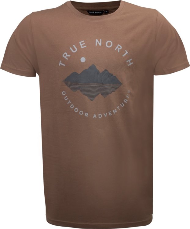 Tričko s krátkym rukávom True North - bark