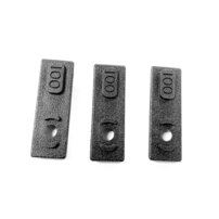 Úchyty kabeláže na M-lok / Keymod, 3ks, Čierne