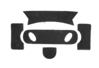 Prilba, replika SFR, čierna