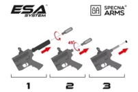 Airsoftová replika SA-C10 CORE™, half-tan