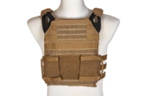Taktická vesta RUSH 2.0 plate carrier - coyote