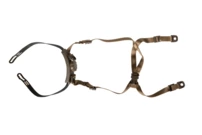 Nastaviteľné popruhy do prilby - coyote