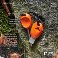 Kresadlo Light My Fire FireSteel SCOUT 2v1, hazyblue