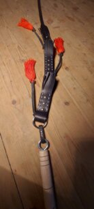 Pastiersky bič 2,5m zdobený