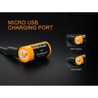 Nabíjacia batéria Li-ion 16340 RCR123 3,7V 700mAh
