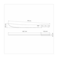 Mačeta 51cm s drev. rukoväťou