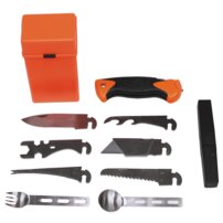 Survival kit, 27pcs, oranžový