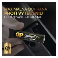 Lítiová batéria GP FR6 AA, 2ks