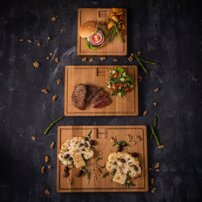 Jedálenská doska Priatelia, rôzne veľkosti