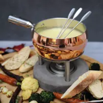 Sada na fondue medená - 1,7 l