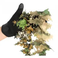 3D maskovacie listy 15ks - amber