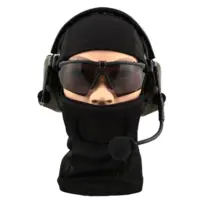 Ochranná maska Fullface Warrior Mask, čierna