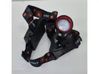 Čelovka so stroboskopom modré a červené svetlo