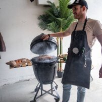 Zástera Mr. Smith BBQ, čierna