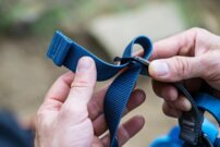 Sedací úväz CORAX modrý