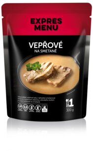 Bravčové stehno na smotane 1 porcia (300 g)