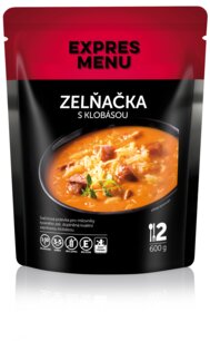 Kapustová polievka s klobásou 2 porcie (600 g)