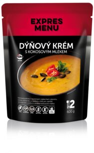 Tekvicový krém s kokosovým mliekom 2 porcie (600 g)