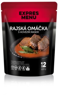 Paradajková omáčka s hovädzím mäsom 2 porcie (600 g)