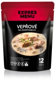 Bravčové na šampiňónoch 2 porcie (600 g)