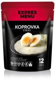Kôprovka s vajíčkami 2 porcie (600 g)