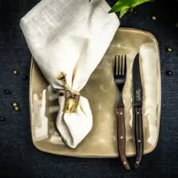 Steakové nože Luxury Line - Sada 6 kusov - Wengé Black