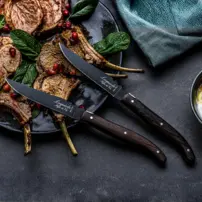 Steakové nože Luxury Line - Sada 6 kusov - Wengé Black