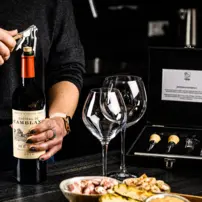 Vývrtka Luxury Line s príslušenstvom - dubové drevo