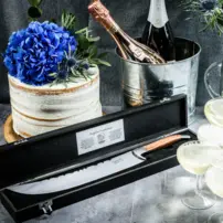 Šampanská šabľa Luxury Line - Rose/ružová