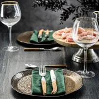 Príbory Luxury Line - sada 16 kusov - olivové drevo
