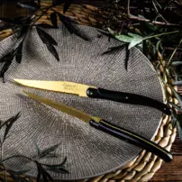 Steakové nože Prestige Line - sada 6 kusov - zlatá farba Stonewash