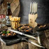 Steakové nože Premium Line - sada 6 kusov - perleťové