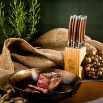 Steakové nože Premium Line - Sada 6 kusov - Drevené