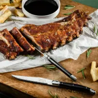 Steakové nože Premium Line - Sada 6 kusov - Čierne