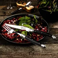 Steakové nože Premium Line - Sada 6 kusov - Čierne
