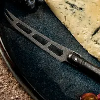 Nôž na syr Premium Line - čierny Stonewash