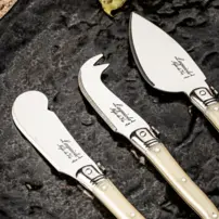 Sada syrových nožov Premium Line - 3 kusy - Pearl