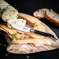 Nože na maslo Premium Line - sada 4 kusov - čierne
